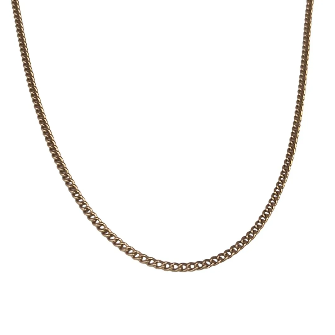 Chaine or jaune 42cm