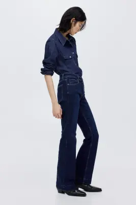 Bootcut Regular Jeans - Bleu denim foncé — photo 2