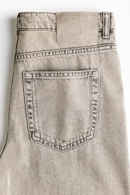 Baggy Regular Waist Jeans - Beige ancien — photo 5