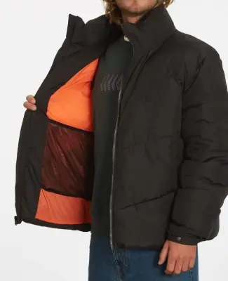 Veste Volcom Goldsmouth puffer – Black combo — photo 3