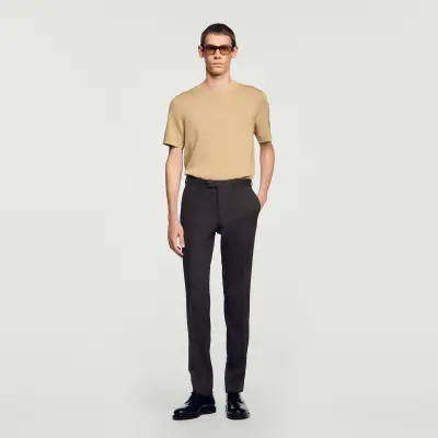 Pantalon de costume en laine