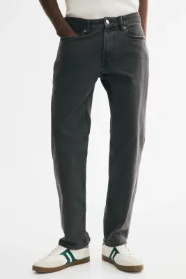 Regular Jeans - Gris denim foncé — photo 2