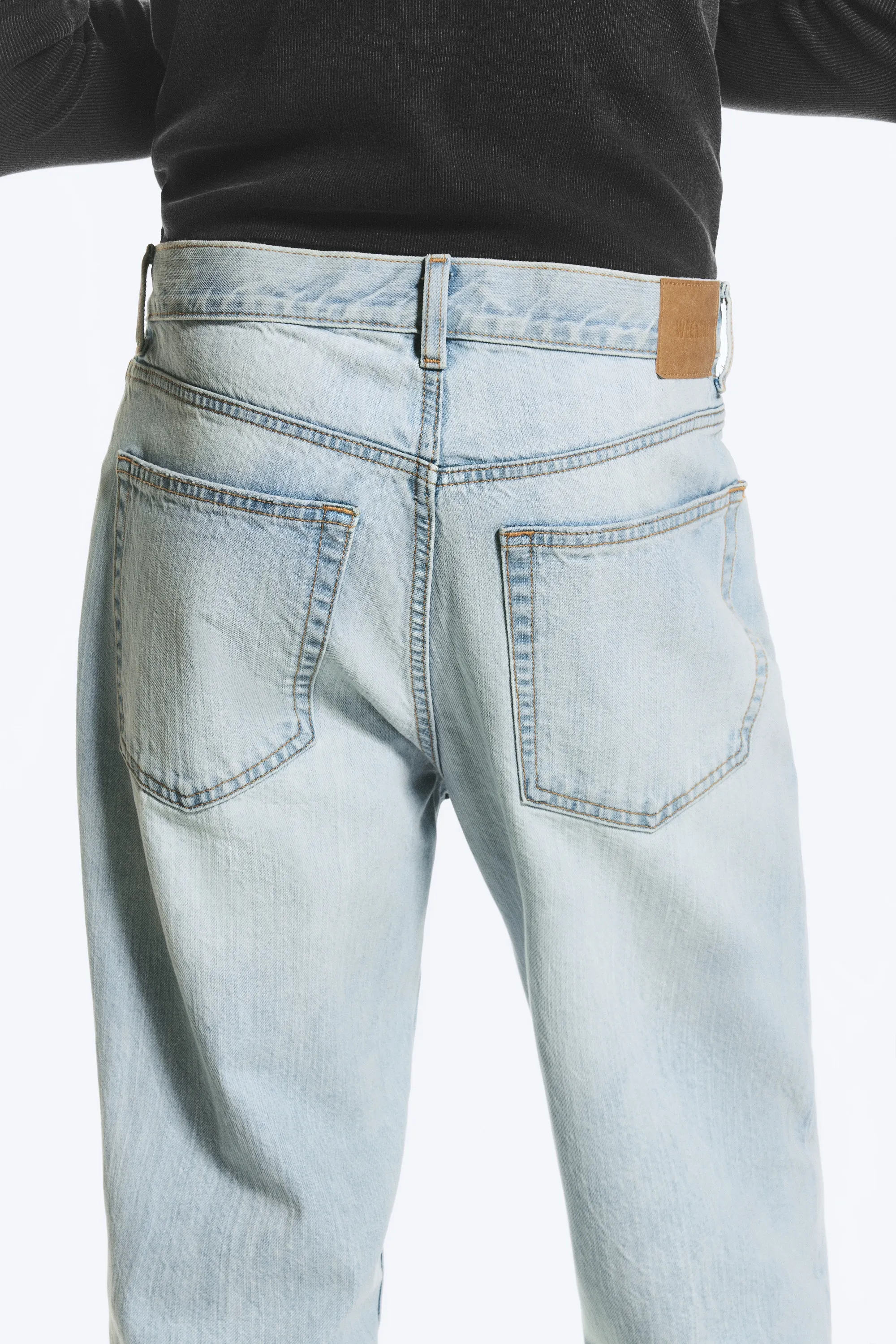 Jean bootcut décontracté taille mi-haute Mercury - Bleu fantôme - Bleu clair