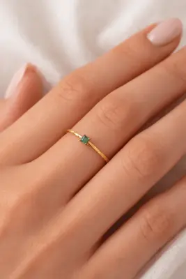 Bague Chiara, cristal vert — photo 3