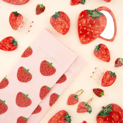 Mini pince à cheveux Fraise Coucou Suzette — photo 4