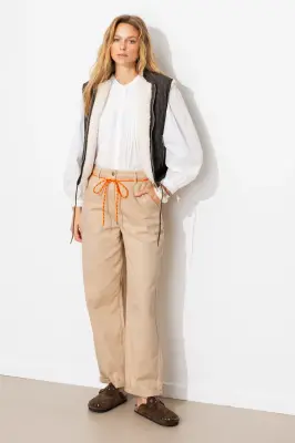 Pantalon chino taille haute — photo 3