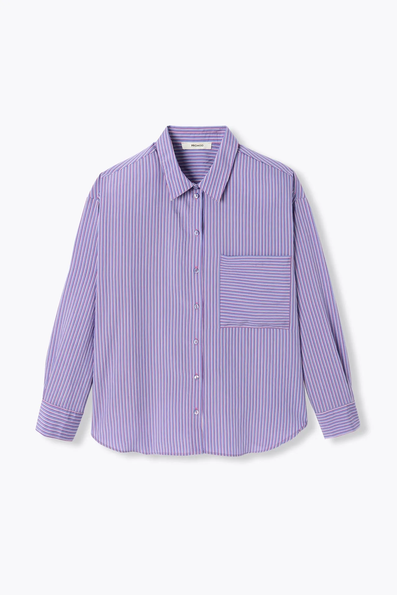 Chemise oversize rayée Femme