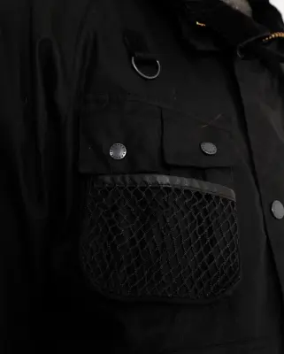 Modified Dryfly Wax Jacket Black — photo 4
