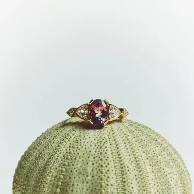 BAGUE HÉRA - Or blanc 18 carats — photo 5