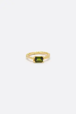 BAGUE MARIUS BAGUETTE - Plaqué or 3 microns — photo 4