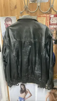 Veste en cuir Umberto Rosetti — photo 7
