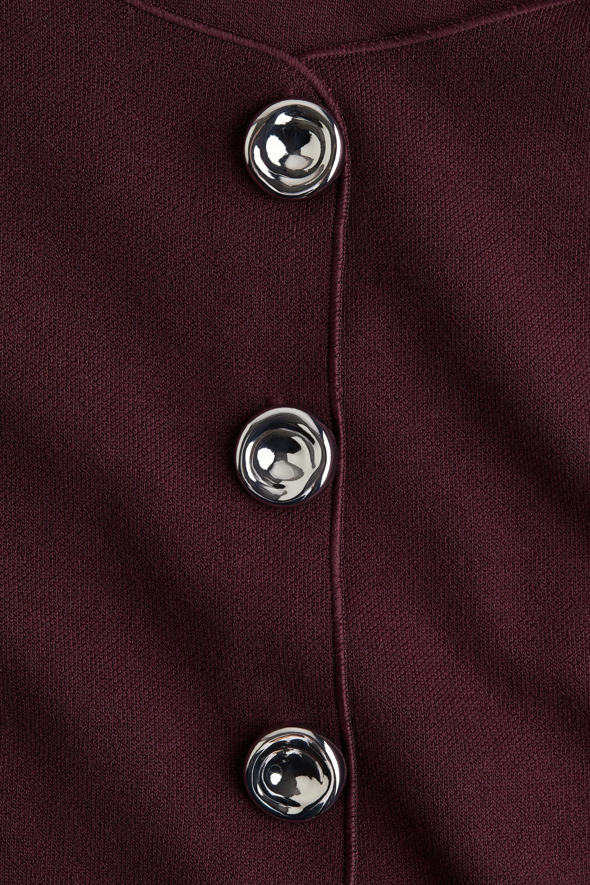 Gilet sans manches en jersey - Bordeaux