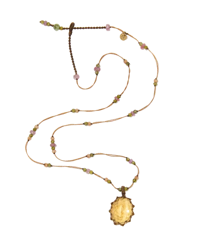 Collier court citrine - Sharing