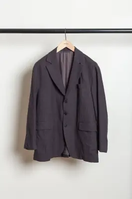 Kaptain Sunshine – KS26FJK09 Wool Serge 4B Jacket – TOP BROWN — photo 4