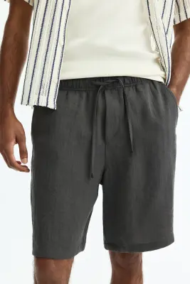 Short Loose Fit - Gris foncé — photo 1