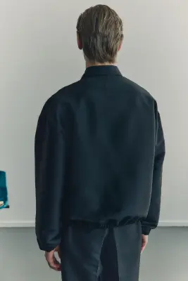 Veste-chemise Loose Fit - Noir — photo 5