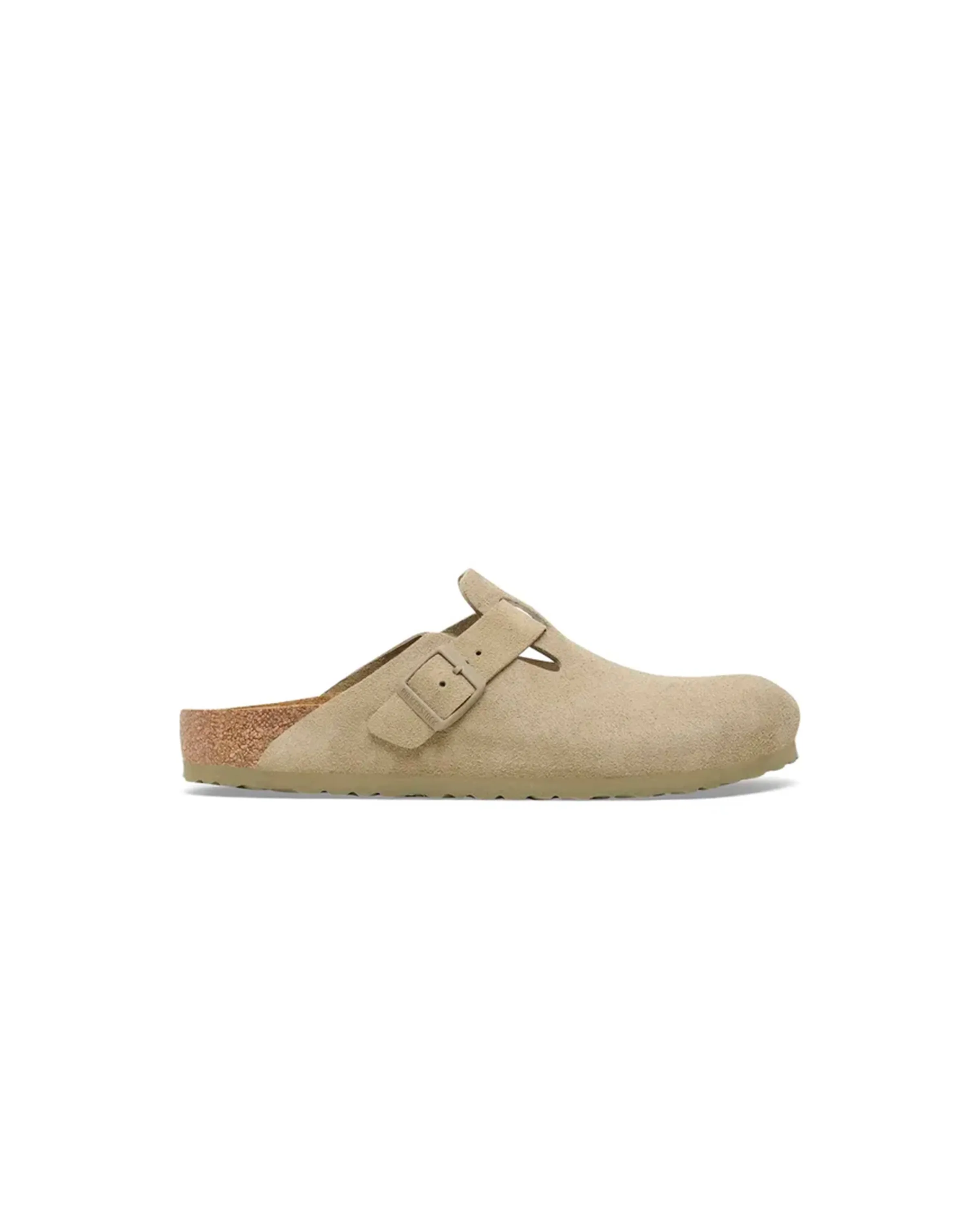 Boston Suede Leather Faded Khaki