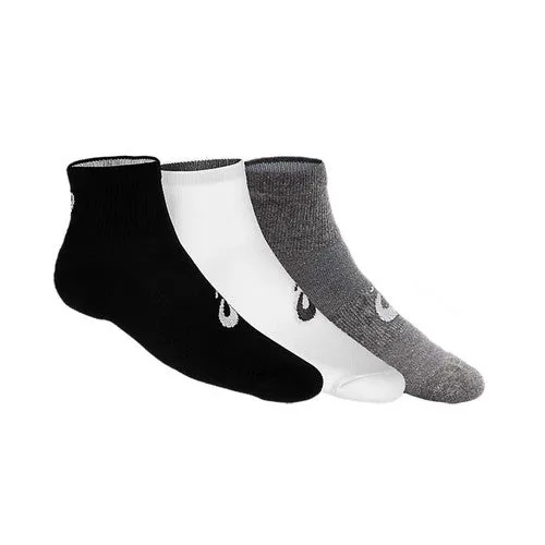ASICS LOT CHAUSSETTES X3 Blanc/Gris/Noir