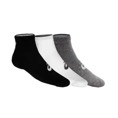 ASICS LOT CHAUSSETTES X3 Blanc/Gris/Noir — photo 1