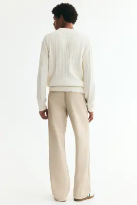 Chino Relaxed Fit en coton - Beige clair — photo 2