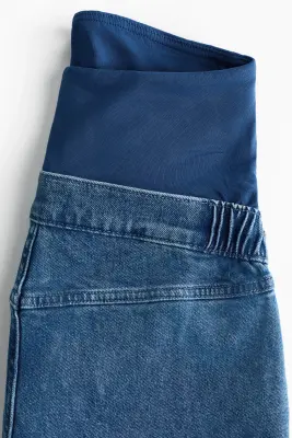 MAMA Bootcut High Waist Ankle Jeans - Bleu denim — photo 4