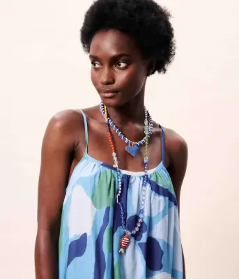 FrNch – Robe Nenufar Bleu — photo 4