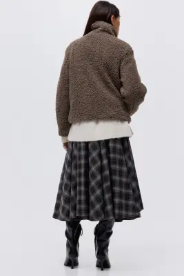 Veste en tissu Teddy bear - Beige foncé — photo 3