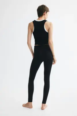 Legging en coton - Noir — photo 2