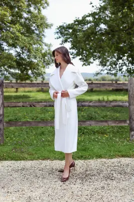 Paloma Wool Coat - White — photo 4
