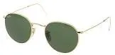 Lunettes rb3447 round metal dore