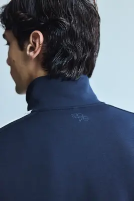 Veste de survêtement Regular Fit DryMove™ - Bleu foncé — photo 3