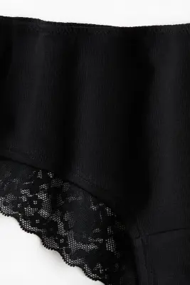 Lot de 5 culottes Hipster - Noir — photo 2