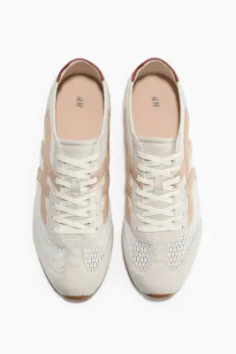 Sneakers - Crème — photo 1