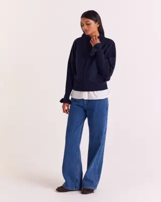 Pull Solene bleu marine — photo 2