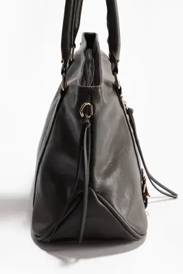 Sac porté épaule - Gris foncé — photo 3
