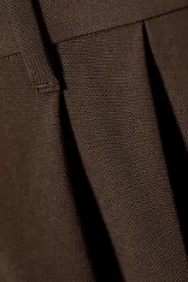 Nate Pantalon Taille Standard Coupe Droite Ample - Marron foncé — photo 4