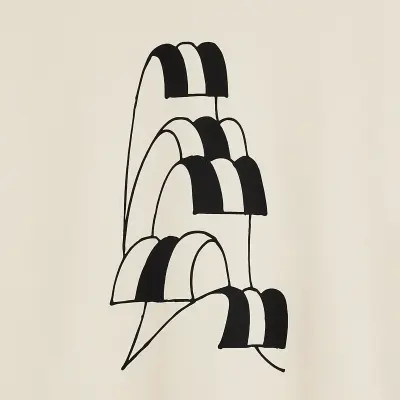 Bask in the Sun – T-shirt Wave Ivory — photo 4