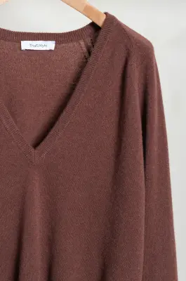 That’s Alyki – BRIGHTON KNITWEAR C2146TU – CHOCOLATE — photo 3