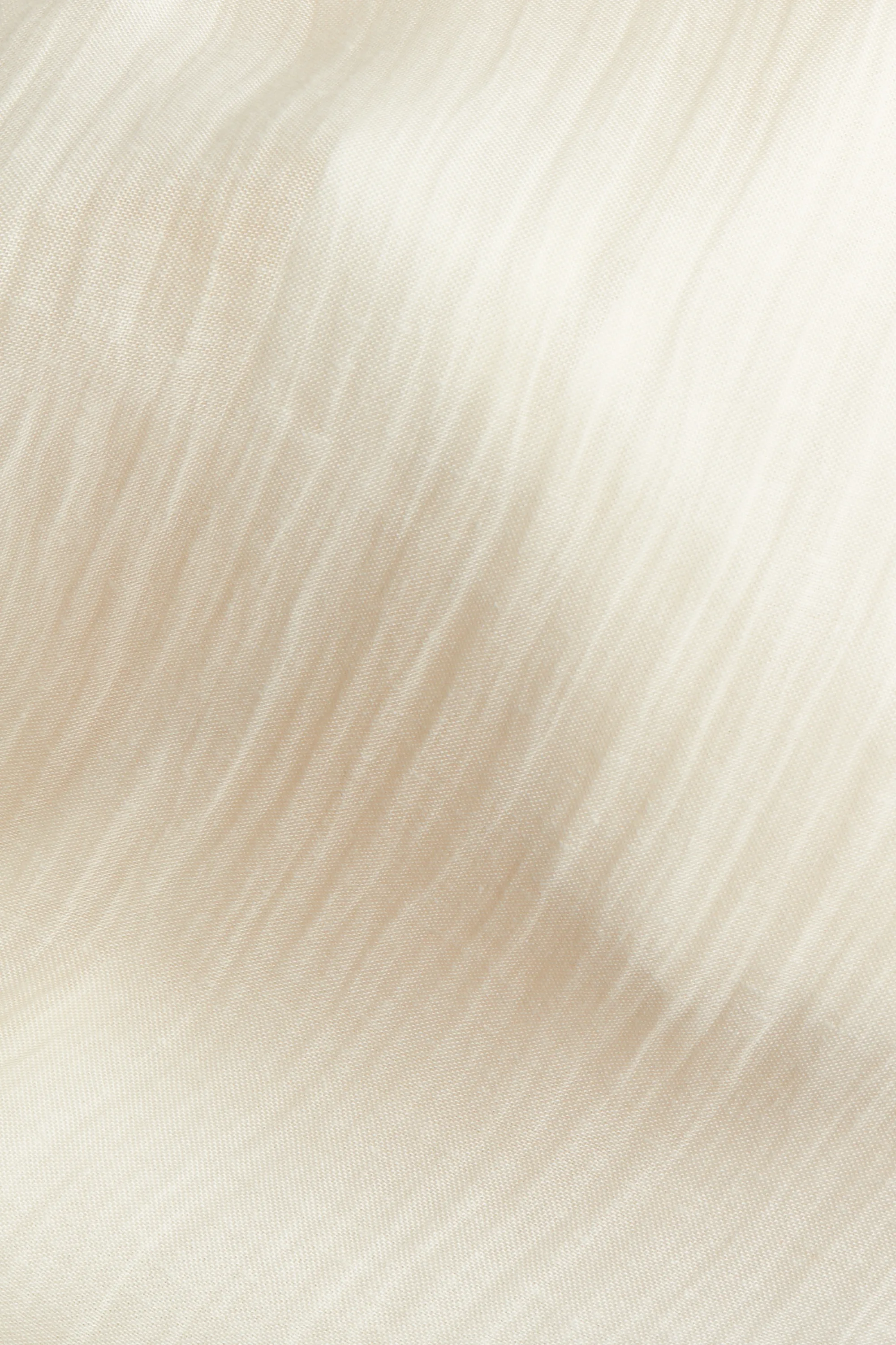 Robe en lin mélangé - Crème