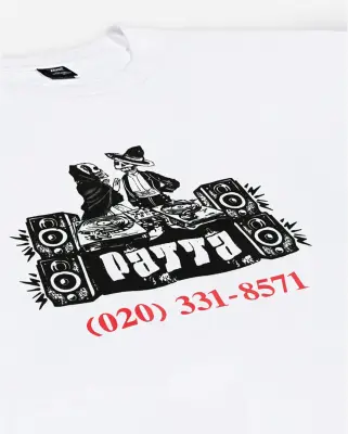 Patta DJ Skully T-Shirt White — photo 5