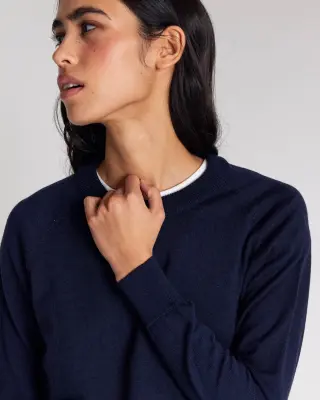 Pull Fabio bleu marine — photo 2