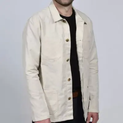 Veste de travail en lin Gaspard 100% normande — photo 2