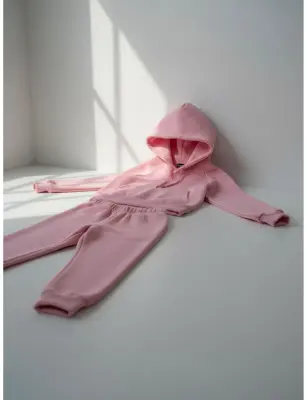 Ensemble Molleton basique rose  enfant — photo 2
