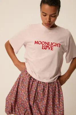 Tee-shirt Jerilyne Poudre Chiné