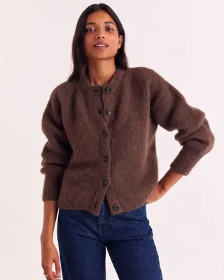 Cardigan Douceur moka — photo 2