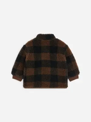 Veste en peluche - Noir/Marron — photo 1
