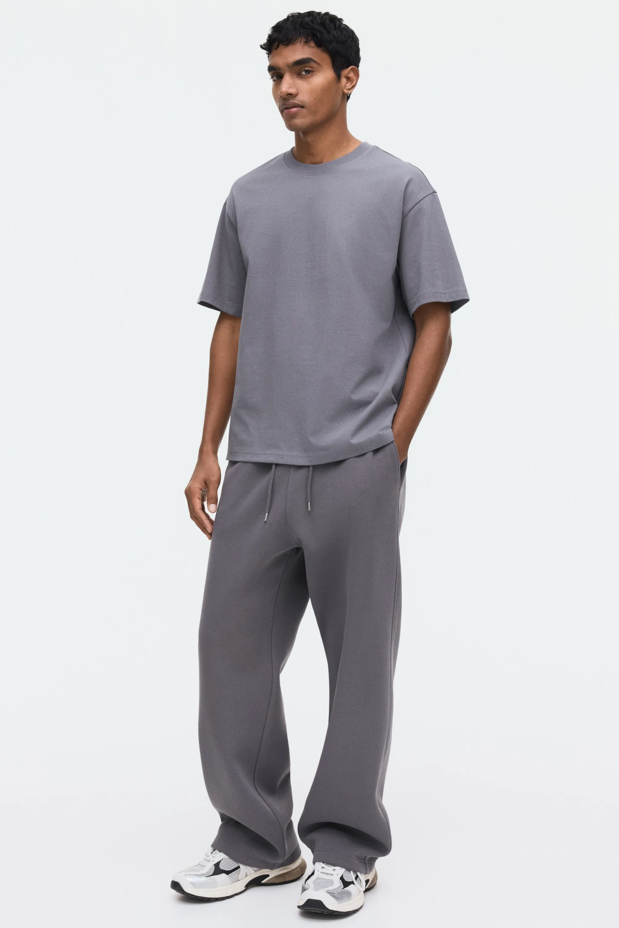 T-shirt COOLMAX® Relaxed Fit - Gris foncé