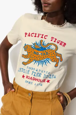 T-shirt à motif tigre Femme — photo 5