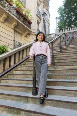 Cardigan Chloé - rose — photo 3