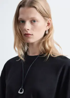T-shirt en coton - Noir — photo 4